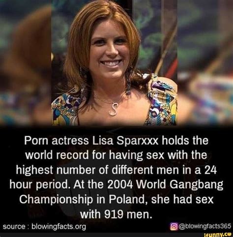 lisa sparxx world record|World Record Gangbang